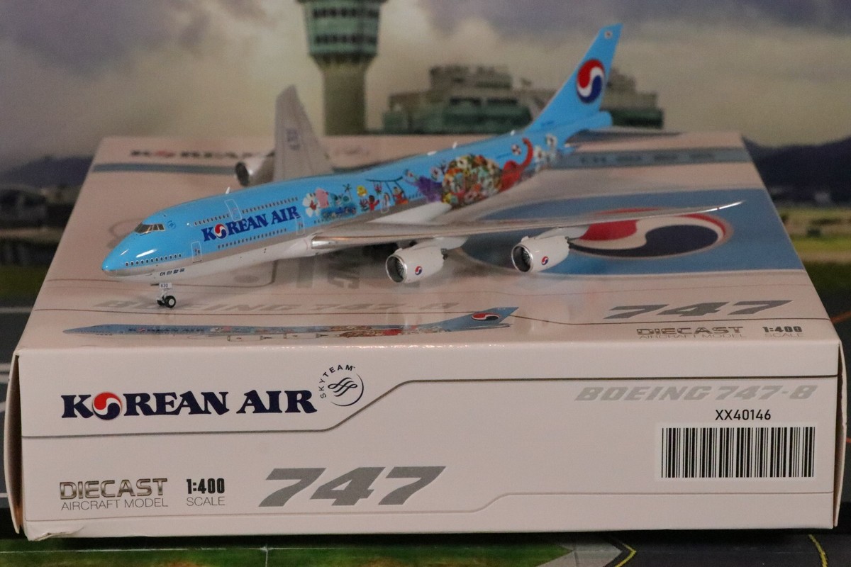 1:400 Korean Airlines B 747-8 - JC Wings :HL7630 | eBay