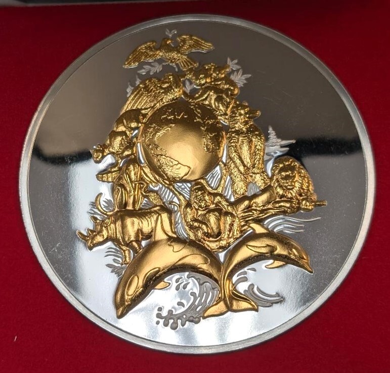 新宮様御誕生記念 リベリア20ドル銀貨 フランクリンミント 2001 新宮様