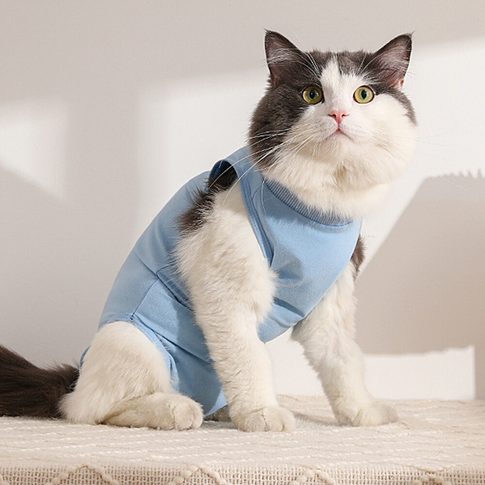 Pet Surgery Post Operative Clothes Cat Recovery Suit Cotton Dog