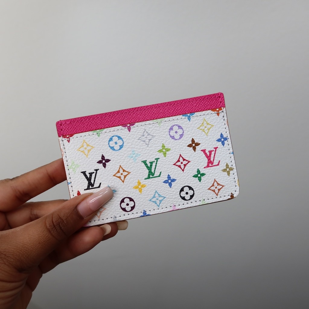 Louis Vuitton LV x TM Card Holder Murakami Multicolor | eBay