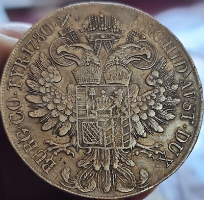 AUSTRIA / 1780 S.F. Silver Thaler Maria Theresa 19th Century
