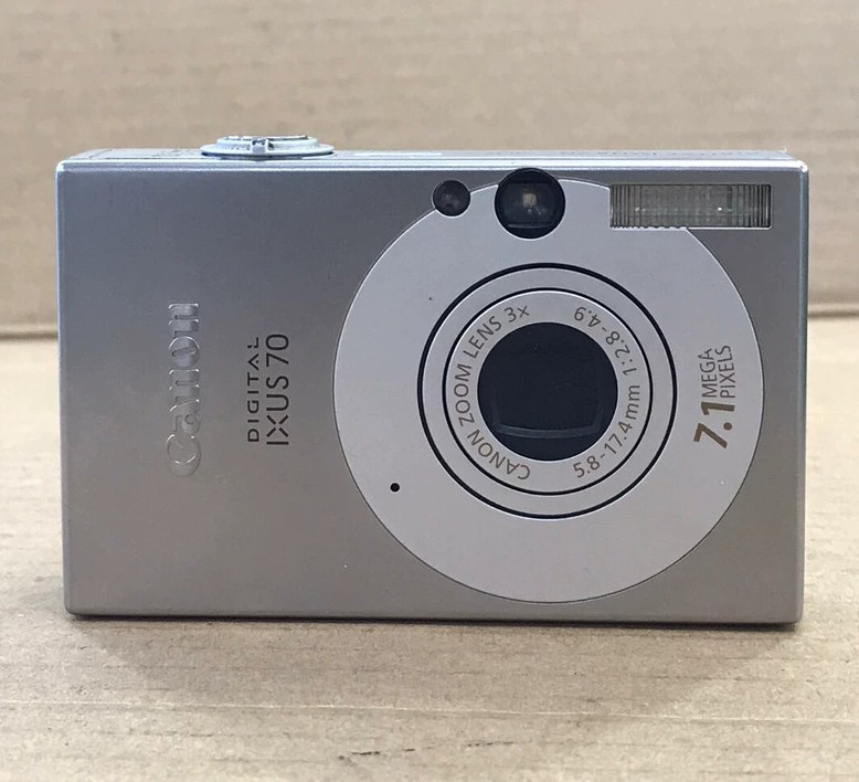 Canon IXUS 70 Digital Camera Silver 7.1MP 3x Optical Zoom | eBay