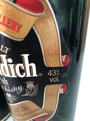 Glenfiddich Pure Malt rare Old Design 750ml 43% Vol. - Vintage | eBay