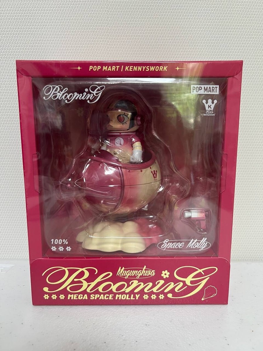 Pop Mart Mega Space Molly 100% Blooming Mugunghwa Korea Exclusive