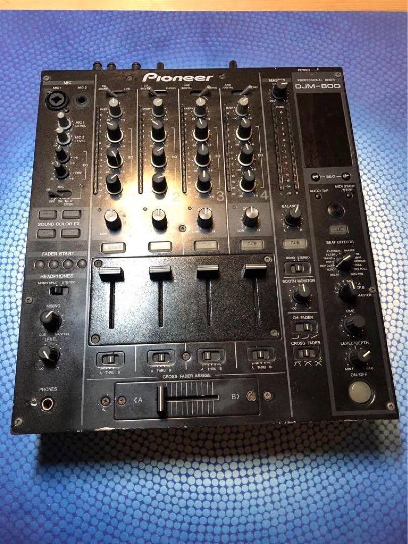 pioneer dj パイオニアDJM-400 縦横フェーダー内部メンテナンス