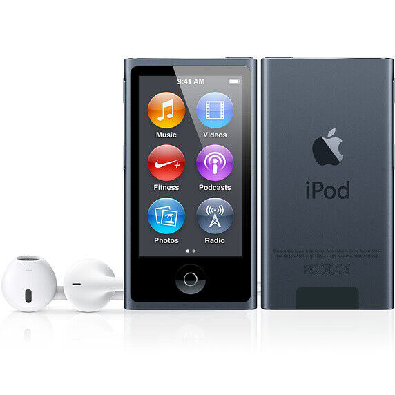 Apple iPod nano 7th Generation Gray (16 GB) MP3 Sealed- BEST GIFTS