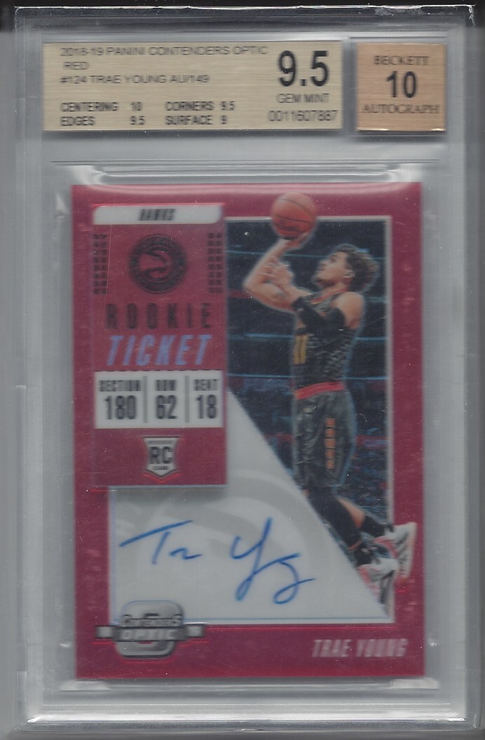 Trae Young Contenders Optic RC 鑑定済み Trae Young Contenders