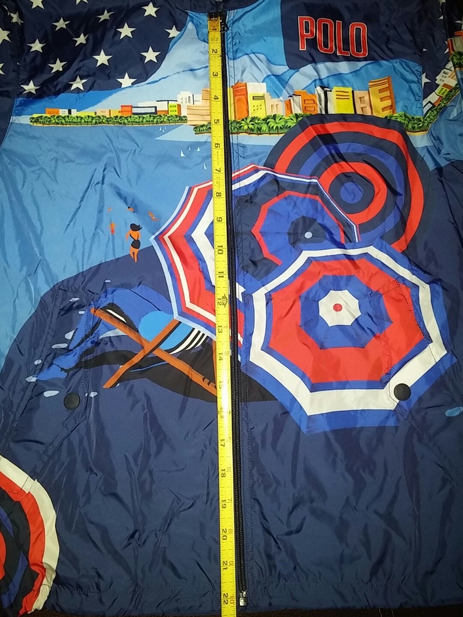 Polo Ralph Lauren Team USA Windbreaker 2016 Olympics Rio Graphic