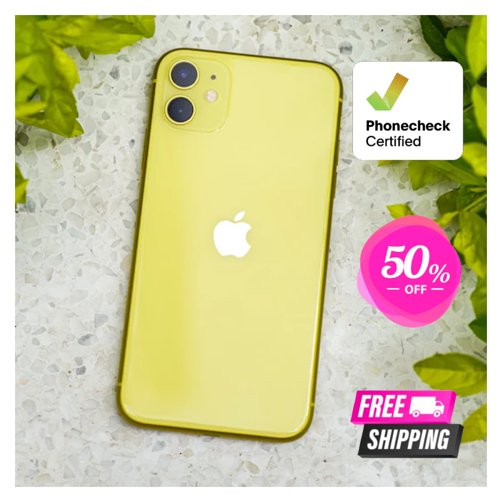 Apple iPhone 11 White Black Yellow 64GB 128GB Unlocked Verizon