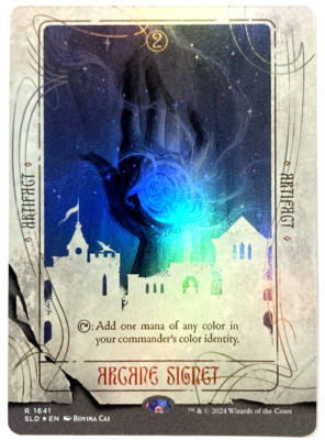 MTG Arcane Signet RAINBOW FOIL Secret Lair Rovina Cai 1641 NM | eBay