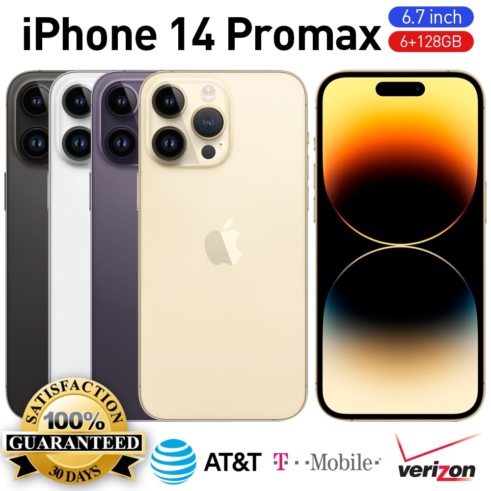 Apple iPhone 14 Pro Max - 256 GB - Gold (Unlocked) for sale online
