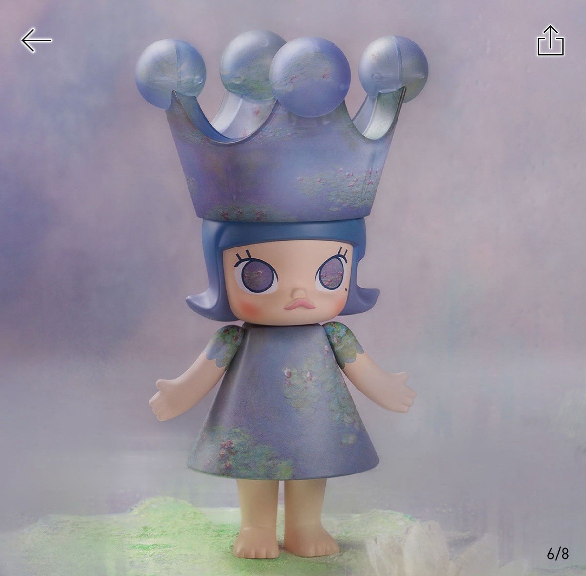 MEGA ROYAL MOLLY 400% Monet-Les Nymphéas. POP MART (USA) | eBay