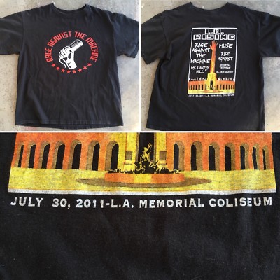 Rage Against The Machine LA Rising Ms Lauryn Hill Muse T Shirt