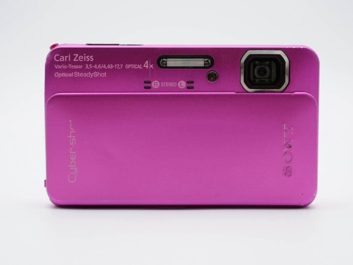 SONY Cyber Shot DSC-TX10 Pink Digital Camera 16.2MP Japanese