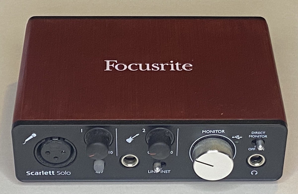 DTM・DAW Focusrite Scarlett solo 2in2out Focusrite Scarlett Solo