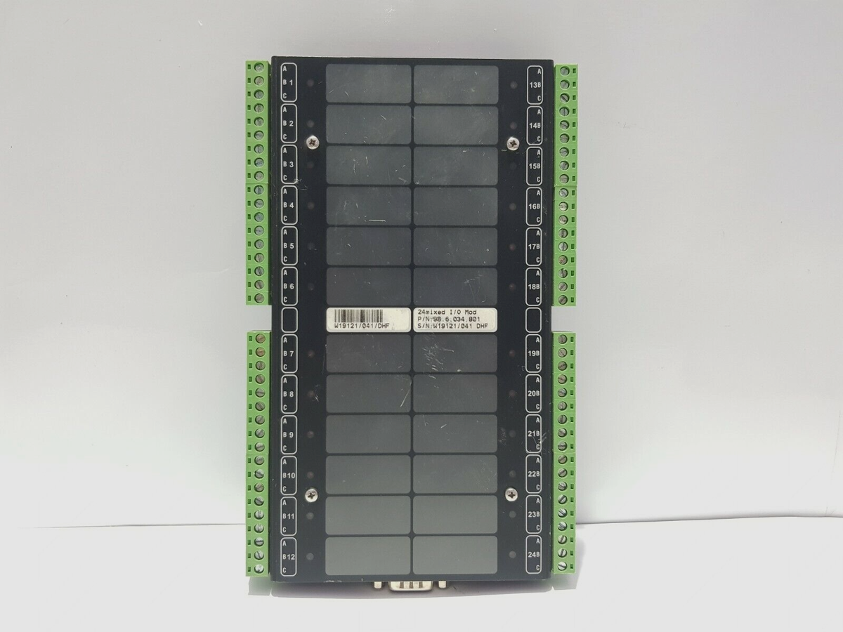 PRAXIS AUTOMATION 98.6.034.801 24MIXED I/O MODULE REV DHF | eBay