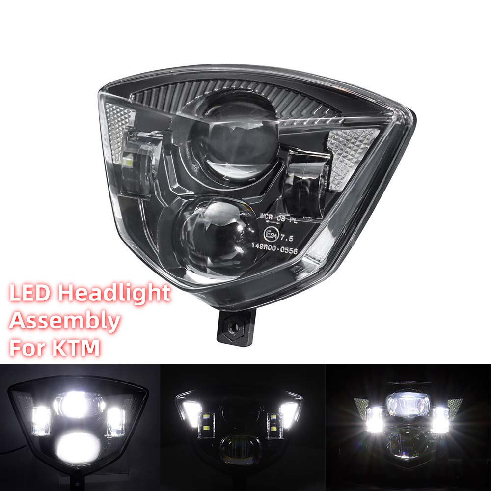 For KTM LED Head lights with DRLs 125 200 250 300 400 450 525 EXC