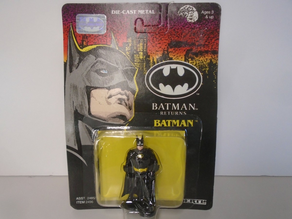 1992 VINTAGE SET OF 5 BATMAN REURNS METAL FIGURES MINT IN SEALED