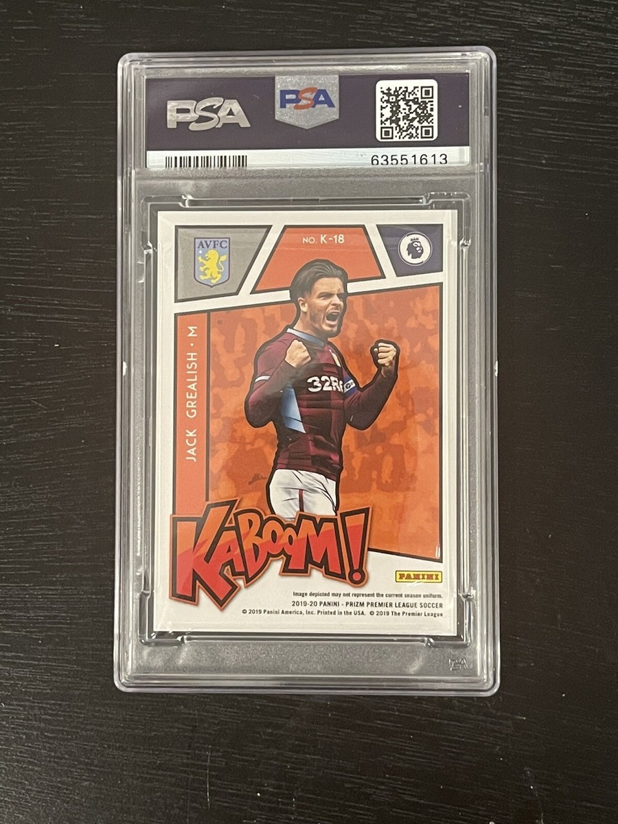 Jack Grealish Kaboom Auction Prices Realized Soccer Cards 2019