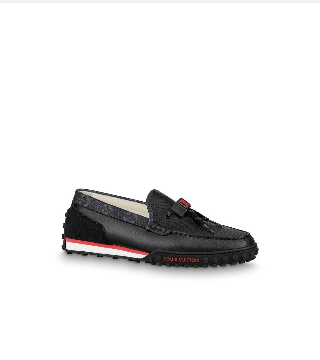 Louis-vuitton Racer Moccasins M 8 ND 0291 US Size 8 Read