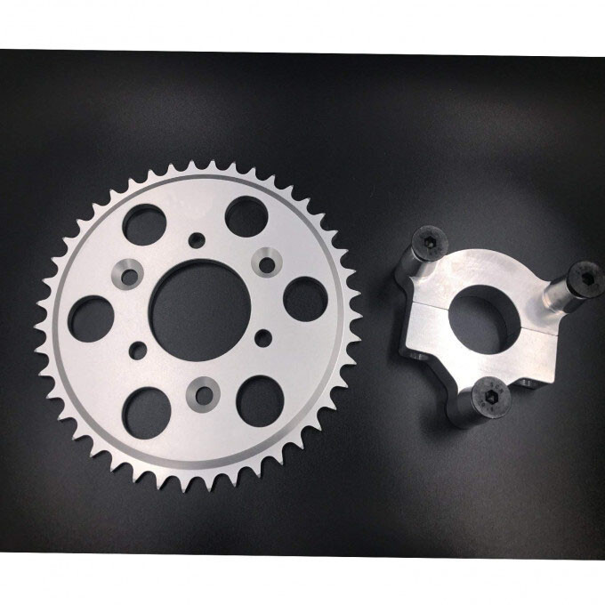 44t Tooth Sprocket Motorized Bike Sprocket Adapter 44 Tooth CNC