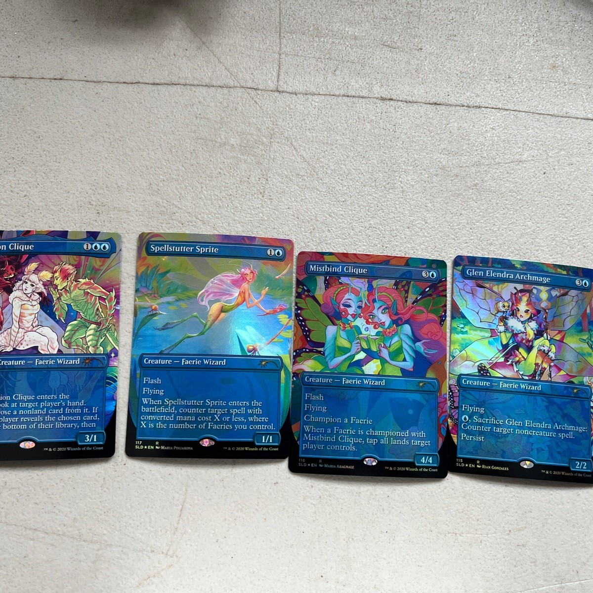 Faerie, Faerie, Faerie Rad foil 4セット 未開封