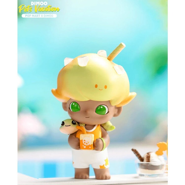 POP MART x DIMOO WORLD Pets Vacation - Summer Lemon Tea mini