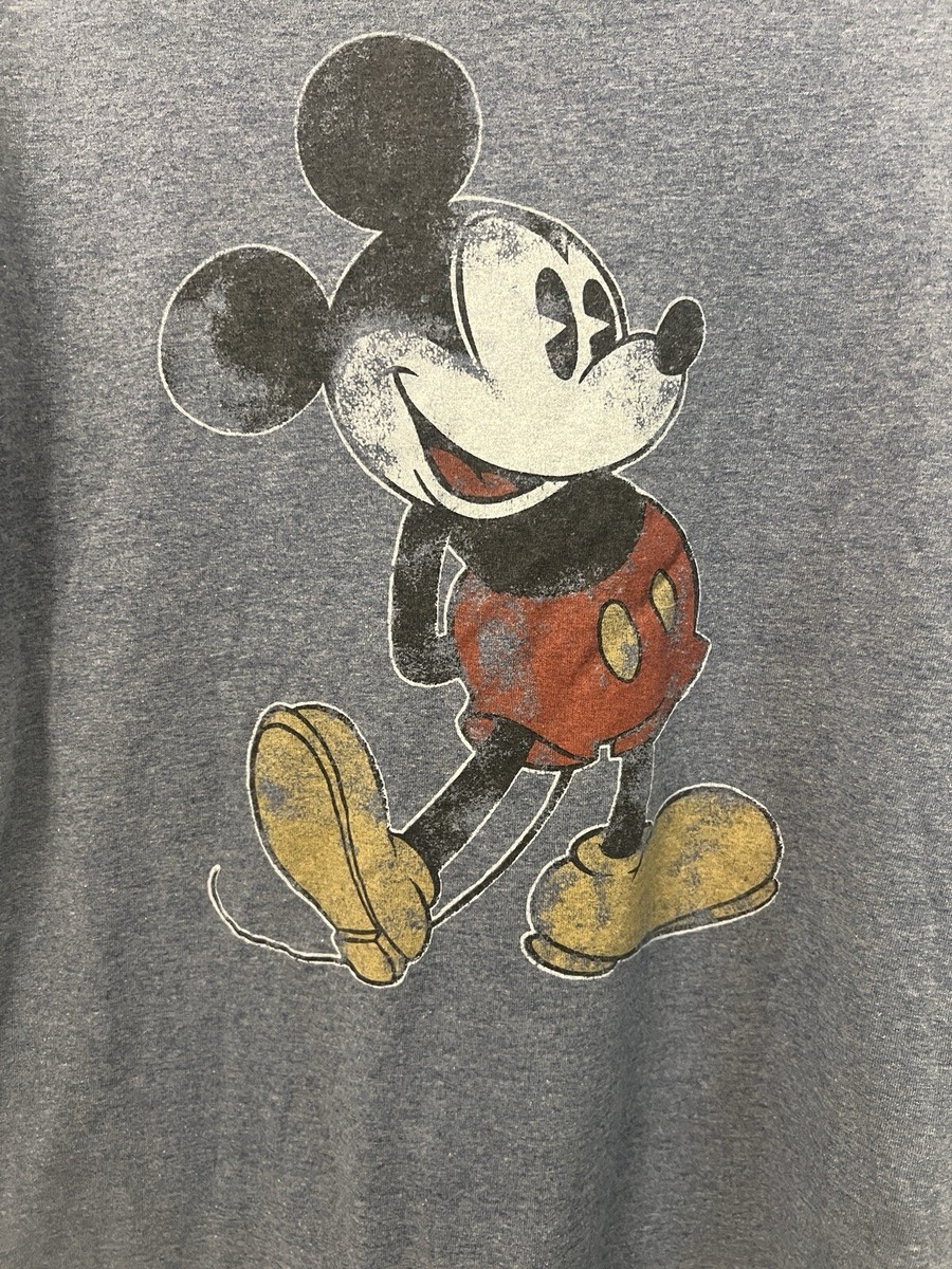 Mickey Mouse Vintage Small T-Shirt Blue Disneyland Resort Disney