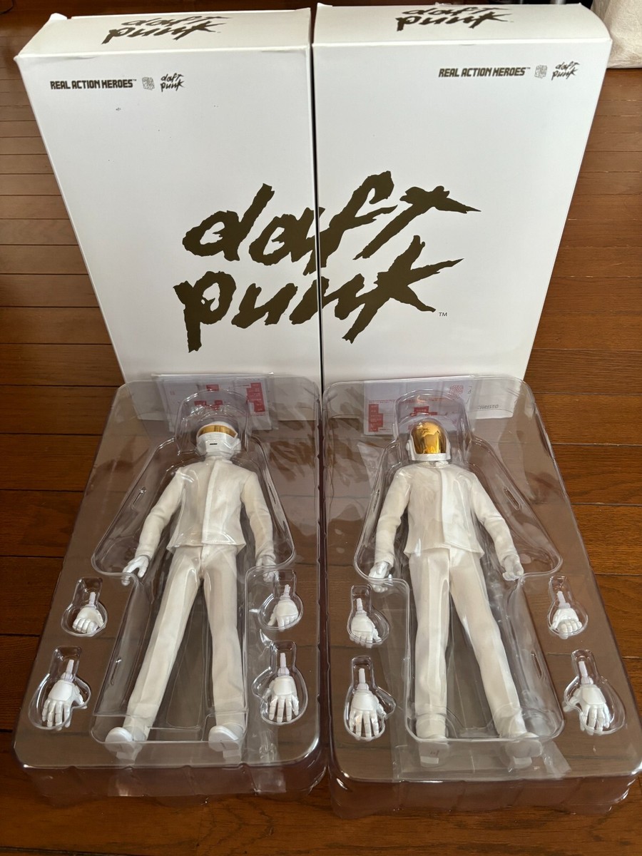 Daft Punk White Suits Version Figure RAH Real Action Heroes 2 Set