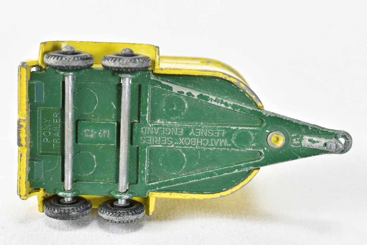 ミニカー マッチボックス 43 ポニートレーラー Vintage 1968 MATCHBOX