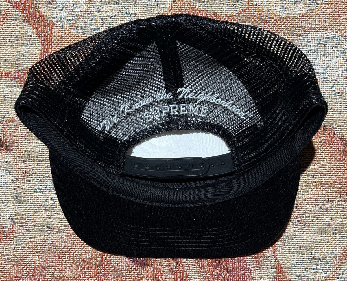 Supreme Beef Mesh Back 5-Panel Trucker Hat Black Brand New | eBay