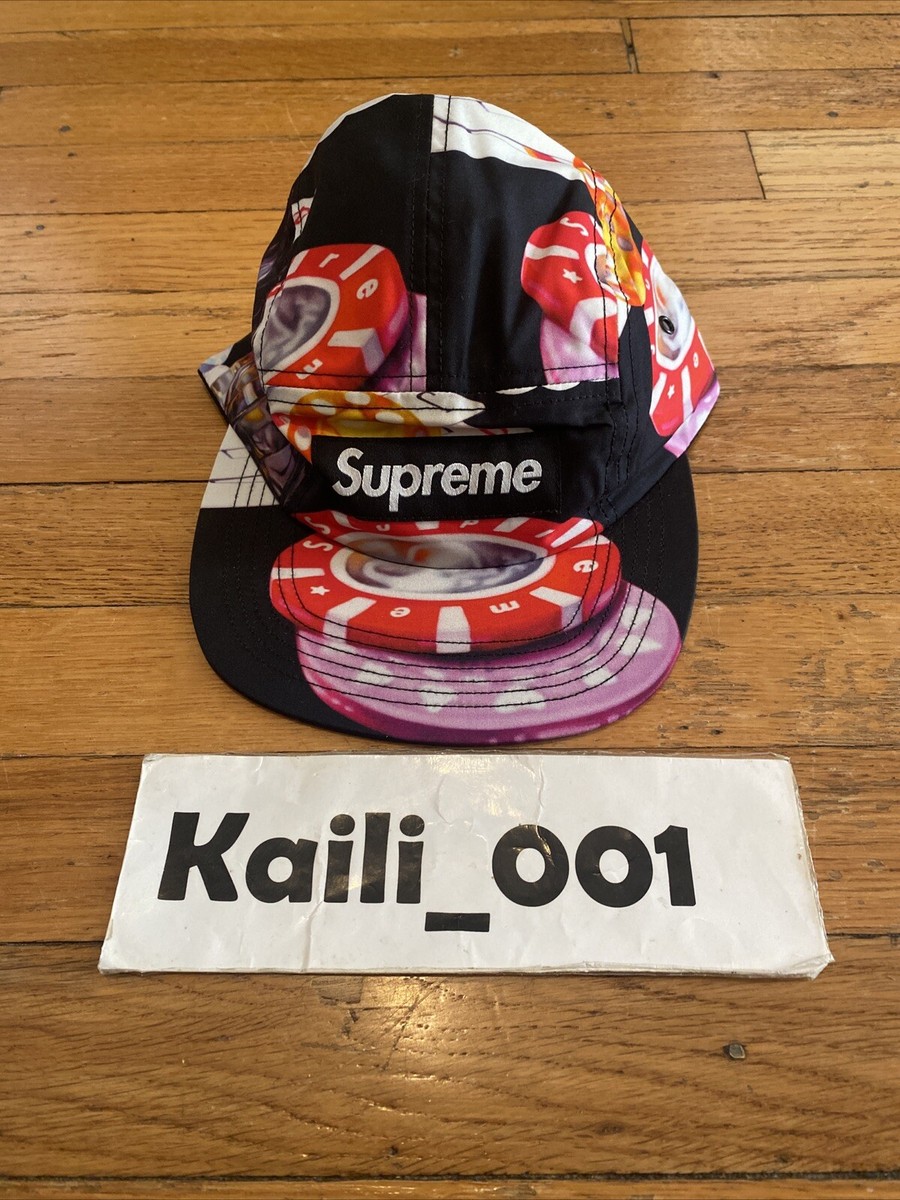 Supreme Casino Camp Cap FW18 Hat Black C | eBay