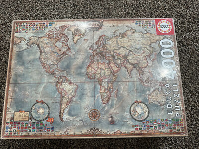 4000ピース パズル 海外製 世界地図 ジャンク EDUCA エドゥーカ 4000