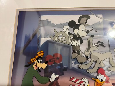 Disney ディズニー セル画 Fab 5 Steamboat Willie