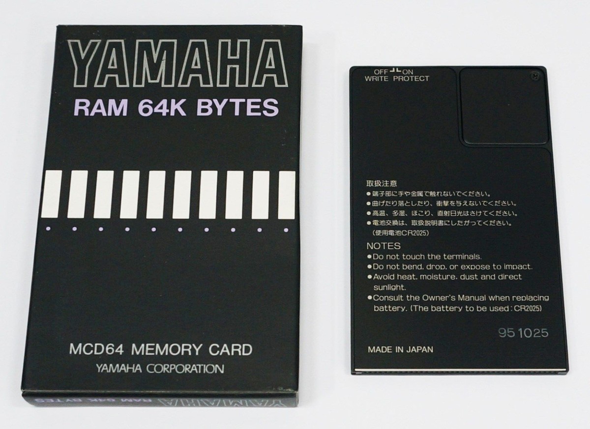 爆買い，得価 YAMAHA ヤマハ MCD64 メモリーカード 現状品 YAMAHA