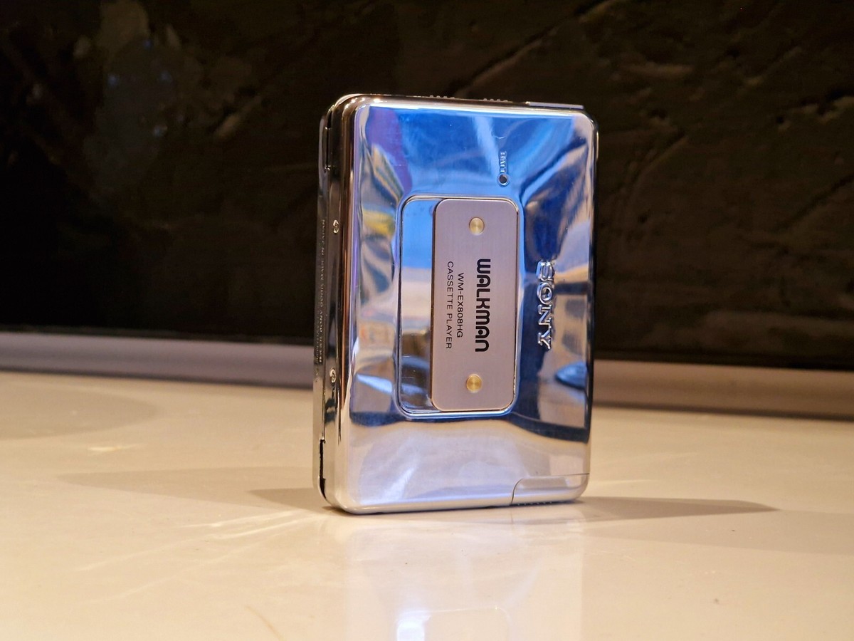 Sony Walkman WM-EX808HG Limited Edition Mirror Chrome Cassette