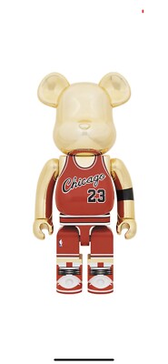 BE@RBRICK Michael Jordan 1985 ROOKIE JERSEY 1000% BEARBRICK