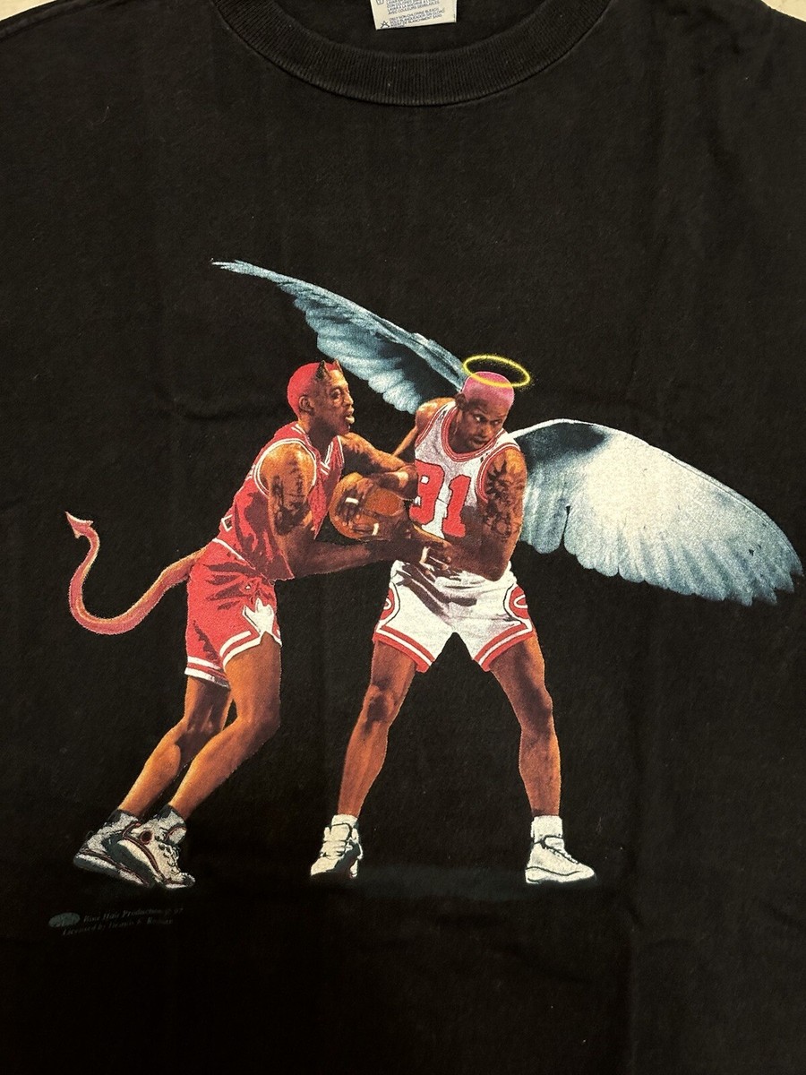 トップス vintage 90s dennis rodman T-shirt Rare vintage 90s Dennis