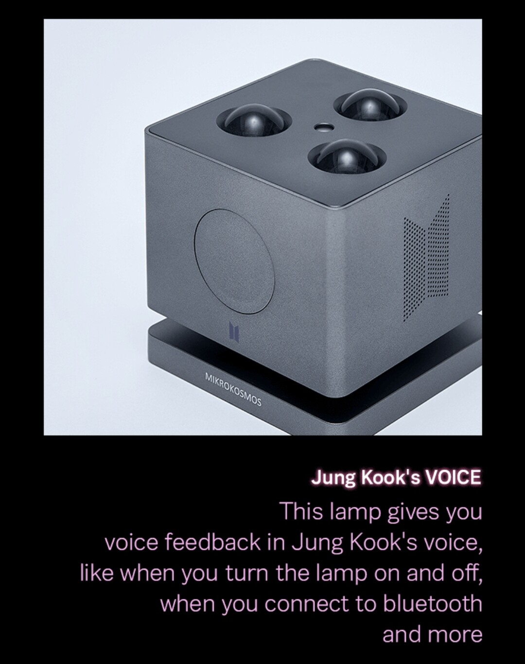 BTS ARTIST MADE JUNGKOOK ムードランプ BTS JUNGKOOK ミクロコスモス