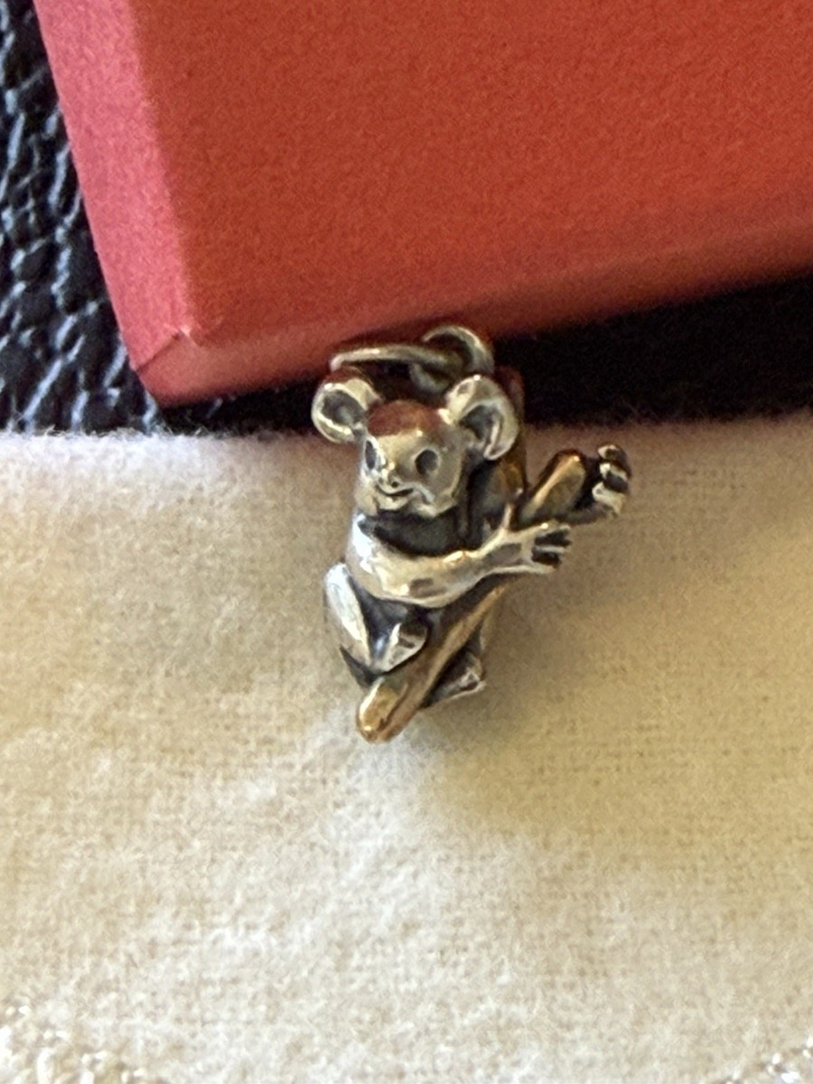 JAMES AVERY KOALA CHARM 3D BRONZE & STERLING SILVER RETIRED NIB | eBay
