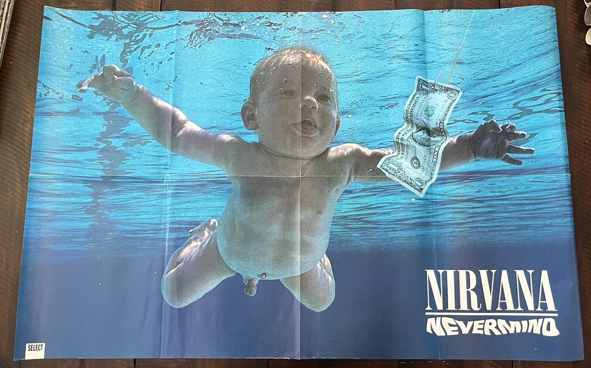 90s デッドストックnirvana 大判ポスター 90s デッドストックnirvana
