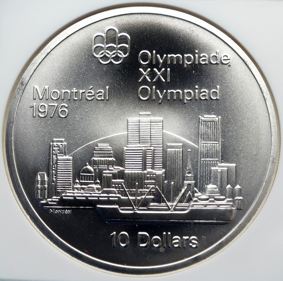 1973 CANADA Queen Elizabeth II Olympics Montreal City Silver $10