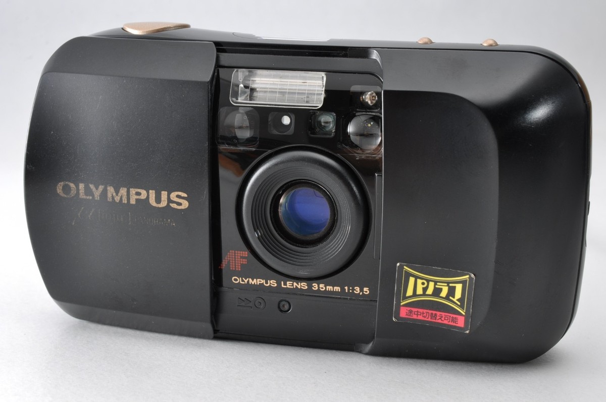OLYMPUS μ [mju:] PANORAMA 初代 ミュー フィルムカメラ OLYMPUS 初代
