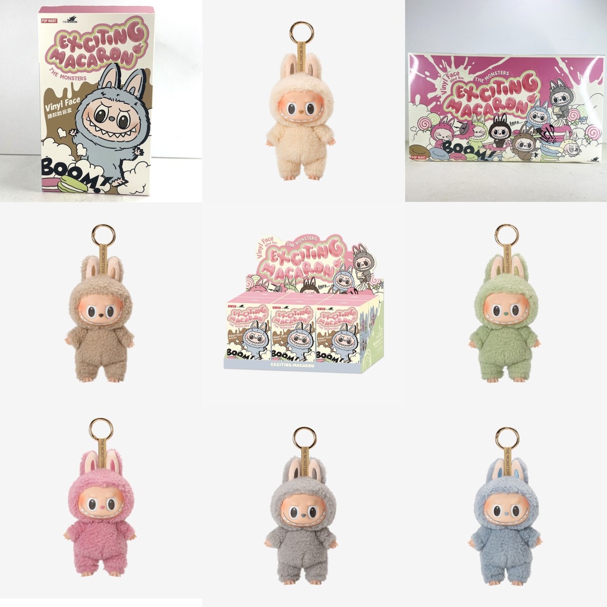 POP MART Labubu The Monsters Exciting Macaron Series Plush Figure