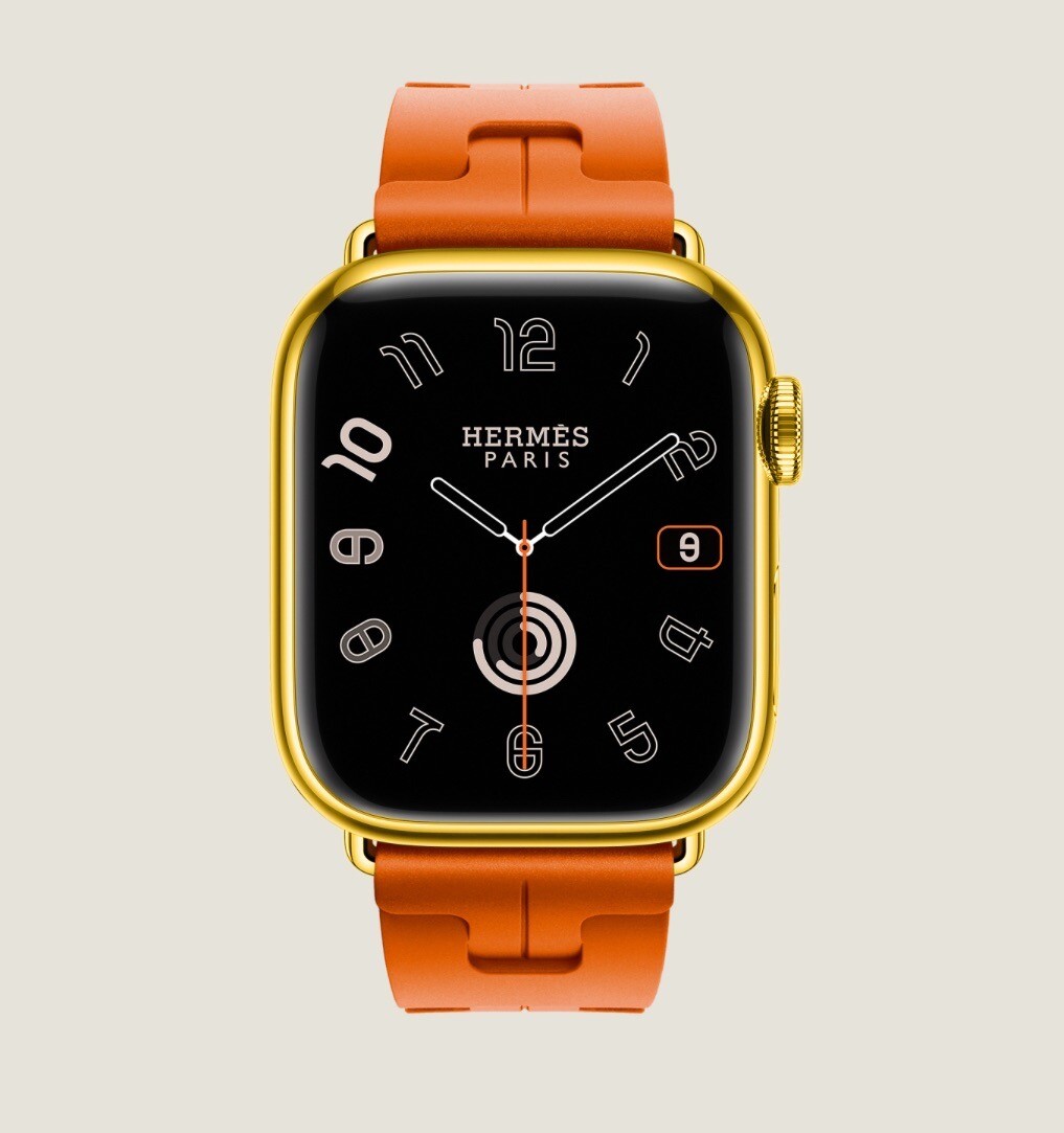 2506 Apple Watch エルメスイエロージョーヌ黄色レザー