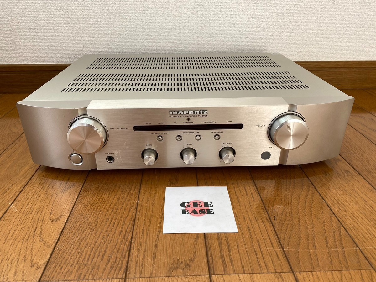 Marantz PM5005 Integrated Amplifier Silver Used Good Working Free