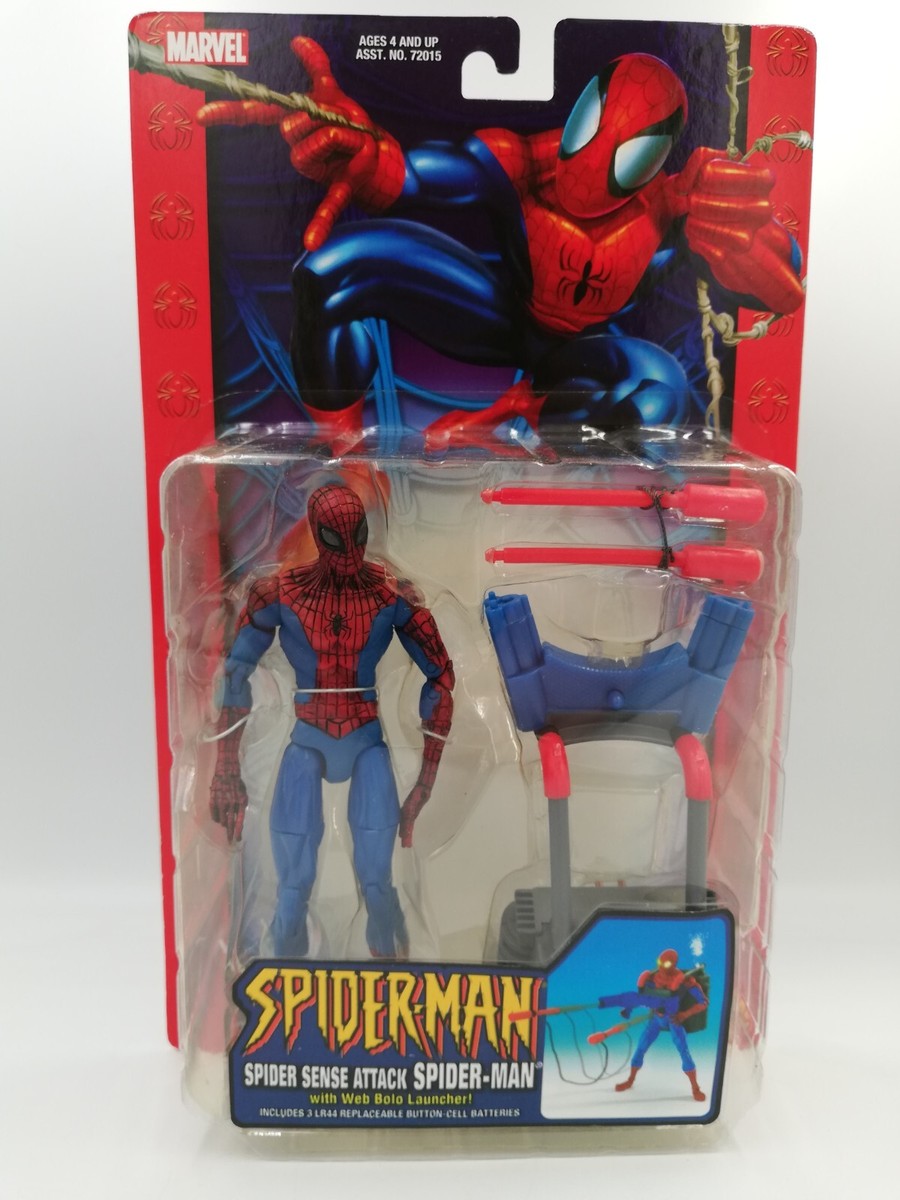 Marvel Spider-Man : Spider Sense Attack Spider-Man Figure Toy Biz