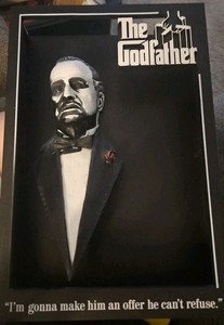 ポスター The Godfather 3D Wall Art McFarlane Toys The Godfather