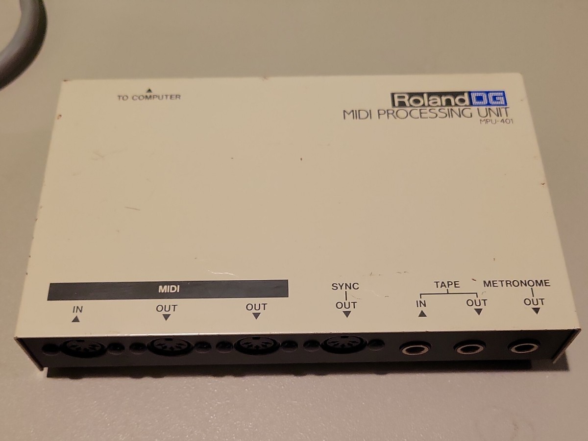 Roland MPU-401 MIDIプロセッシングユニット 動作未確認 ジャンク 部品