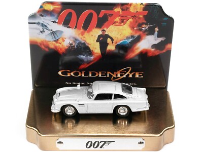 ASTON MARTIN DB5 RHD 007 JAMES BOND W/ TIN DISPLAY 1/64 JOHNNY